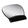 Outlet 3M ™ Precise Vertex Mouse Pad with Gel Wrist Rest, Non-Skid Base, Black/Silver (MW310LE)
