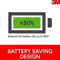 Outlet 3M ™ Precise Vertex Mouse Pad with Gel Wrist Rest, Non-Skid Base, Black/Silver (MW310LE)