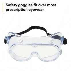 3M Safety Splash Goggle 334, Clear Lens (40660)
