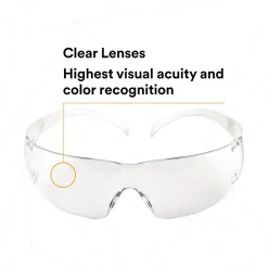 3M SecureFit Protective Eyewear, Clear Lens (SF201AF)