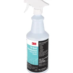 TB Quat Disinfectant Ready-To-Use Cleaner, Lemon, 32 oz., 12/Carton (7100034339)<3M Hot