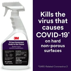TG Quat All-Purpose Cleaners & Spray Disinfectant, Lemon Scent, 32 oz. (1027PC)<3M Clearance