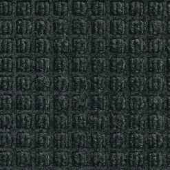 M + A Matting M+A Matting WaterHog Squares Classic Mat, universal cleated, 4' x 6', Charcoal (2005446070)