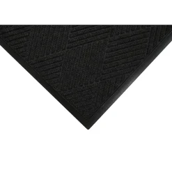 M + A Matting M+A Matting WaterHog Max Diamond Classic Mat, Universal Cleated, 2' x 3', Black Smoke (22957023070)