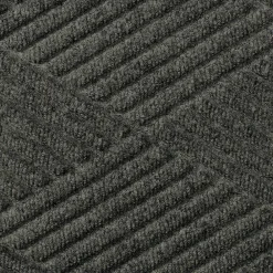 M + A Matting M+A Matting WaterHog Max Diamond Classic Mat, Universal Cleated, 4' x 20', Black Smoke (229570000000)