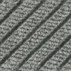 M + A Matting M+A Matting WaterHog Max Grand Diamond, Mat + Two Ends, Universal Cleated, 4' x 12.6', Grey Ash (2250000000000)