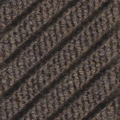 M + A Matting M+A Matting WaterHog Max Grand Diamond, Mat + Two Ends, Universal Cleated, 3' x 11.7', Chestnut Brown (2250000000000)