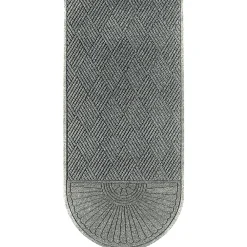 M + A Matting M+A Matting WaterHog Max Grand Diamond, Mat + One End, Universal Cleated , 4' x 5.9', Grey Ash (2224870000000)