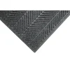 M + A Matting M+A Matting WaterHog Max Herringbone Fashion Mat, Universal Cleated, 4' x 6', Grey Ash (22417346070)