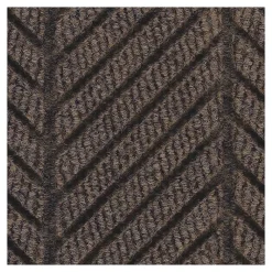 M + A Matting M+A Matting WaterHog Max Herringbone Classic Mat, Universal Cleated, 4' x 10', Chestnut Brown (224075000000)