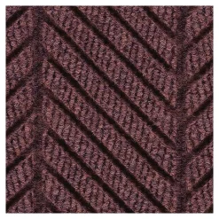 M + A Matting M+A Matting WaterHog Max Herringbone Classic Mat, Smooth, 4' x 6', Maroon (22407446170)