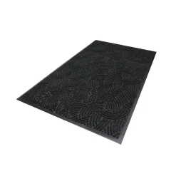 M + A Matting M+A Matting WaterHog Plus Indoor Mat, 2.92' x 4.83', Black Smoke (1857035090)