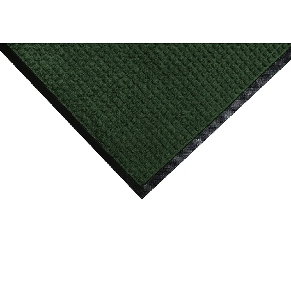 M + A Matting M+A Matting WaterHog Squares Classic Mat, Universal Cleated, 6' x 8', Evergreen (2005968070)