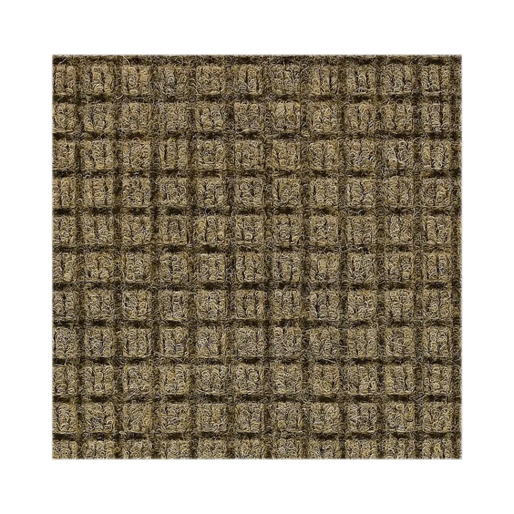 M + A Matting M+A Matting WaterHog Squares Classic Mat, Universal Cleated, 3' x 5', camel (2005035070)