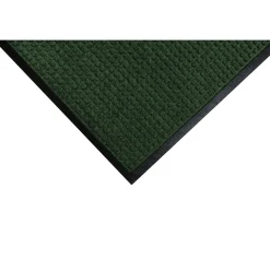 M + A Matting M+A Matting WaterHog Squares Classic Mat, Smooth, 4' x 10', Evergreen (20059410170)