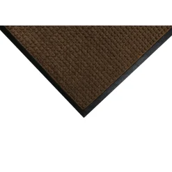 M + A Matting M+A Matting WaterHog Squares Classic Mat, Universal Cleated, 4' x 10', Dark Brown (20052410070)