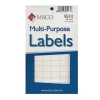 Labels|Maco Multi-Purpose Handwrite Labels, Rectangular, 3/8" x 5/8", Pack Of 1000, 6/Pack (6PK-MS-610)