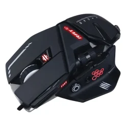 Mad Catz R.A.T. 6+ Optical Gaming Mouse, Black (MR04DCINBL000-0)