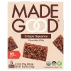 MadeGood Chocolate Chip Crispy Squares, 0.78 oz, 6/Box, 6 Boxes/Pack (307-00429)