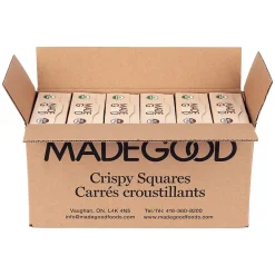 MadeGood Chocolate Chip Crispy Squares, 0.78 oz, 6/Box, 6 Boxes/Pack (307-00429)