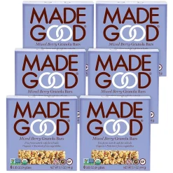 MadeGood Gluten Free Mixed Berry Granola Bar, 0.85 oz., 6 Bars/Box (307-00245)