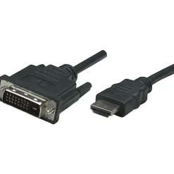 Manhattan 6' 19-Pin HDMI to DVI-D 24+1 Cable, Black (ICI372503)