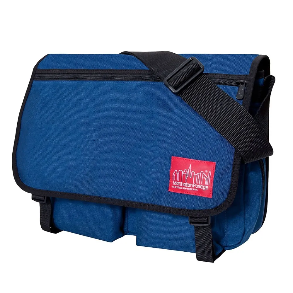 Europa Deluxe Large with Back Zipper Navy (1440Z NVY)<Manhattan Portage Best
