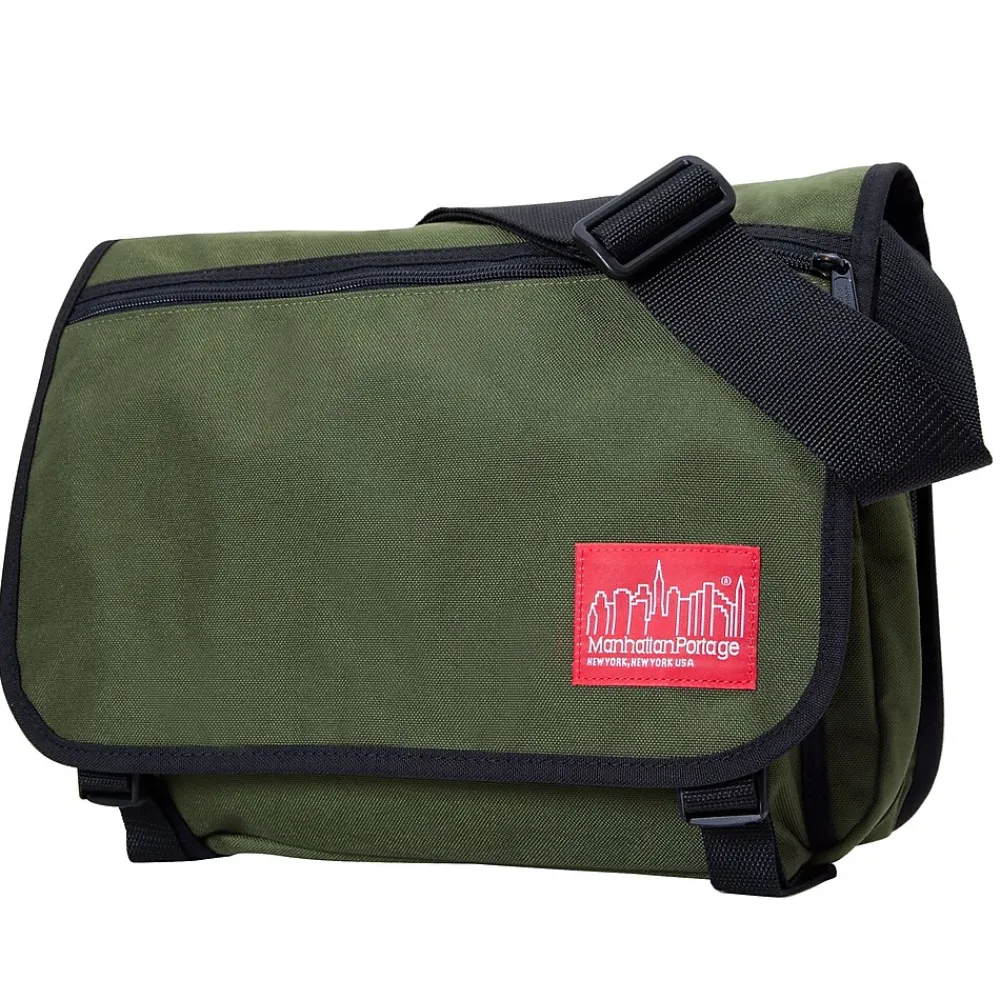 Europa Medium with Back Zipper And Compartments Olive (1439Z-C OLV)<Manhattan Portage Hot