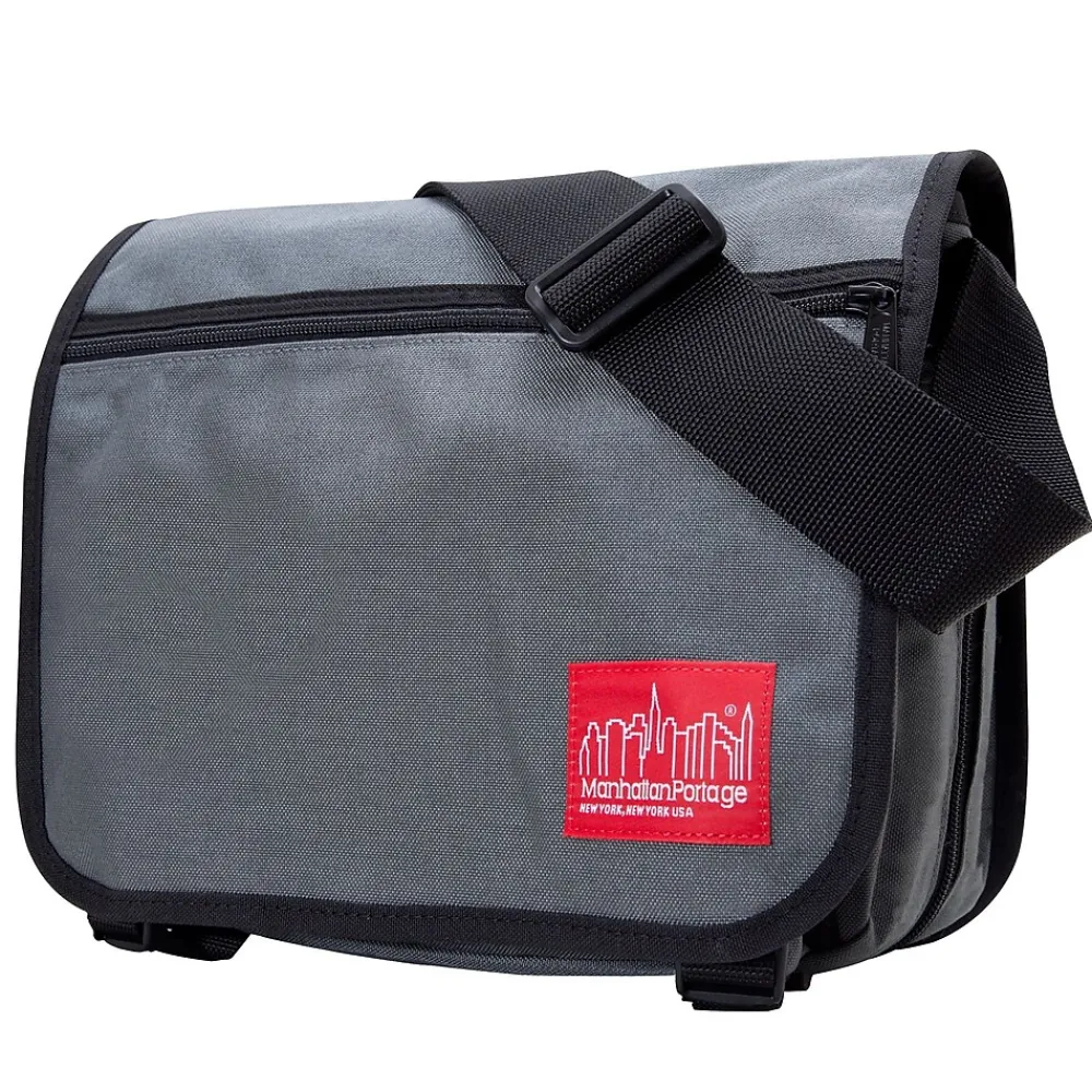 Europa Small with Back Zipper And Compartments Grey (1435Z-C GRY)<Manhattan Portage Online