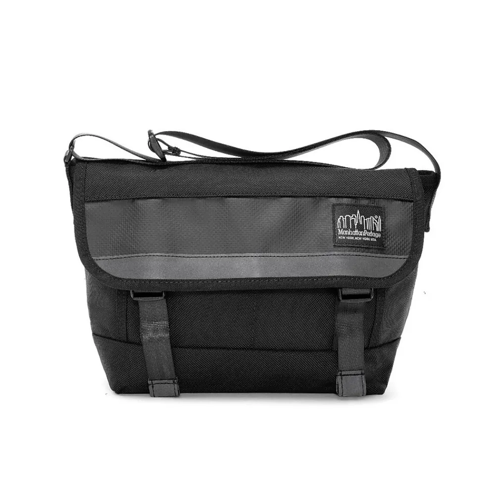 High Line Fabric Casual Messenger Bag, Black (1441-BL BLK)<Manhattan Portage Best