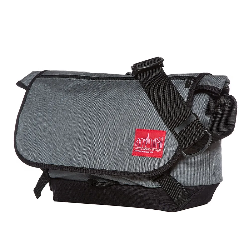 Quick-Release Messenger Bag Medium Grey (1642 GRY)<Manhattan Portage Online