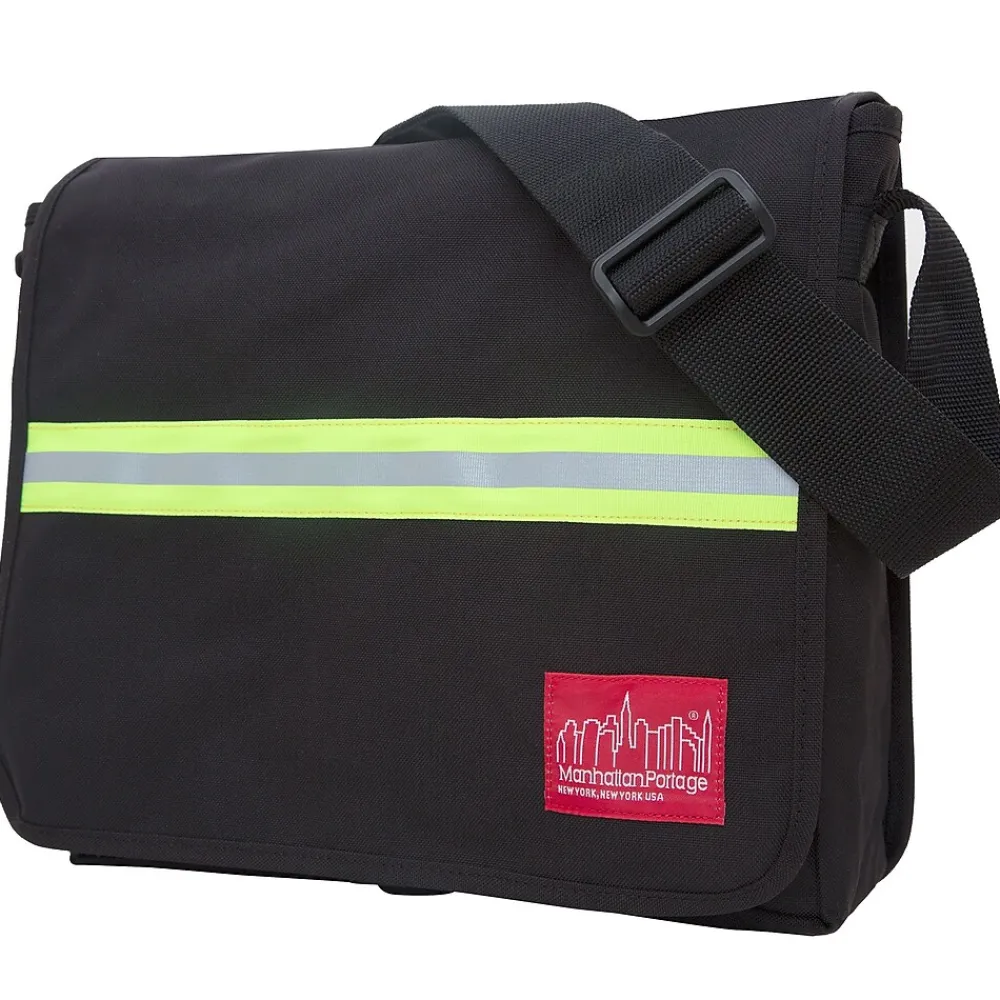 Reflective Dj Bag Medium Black (1420 BLK)<Manhattan Portage Hot