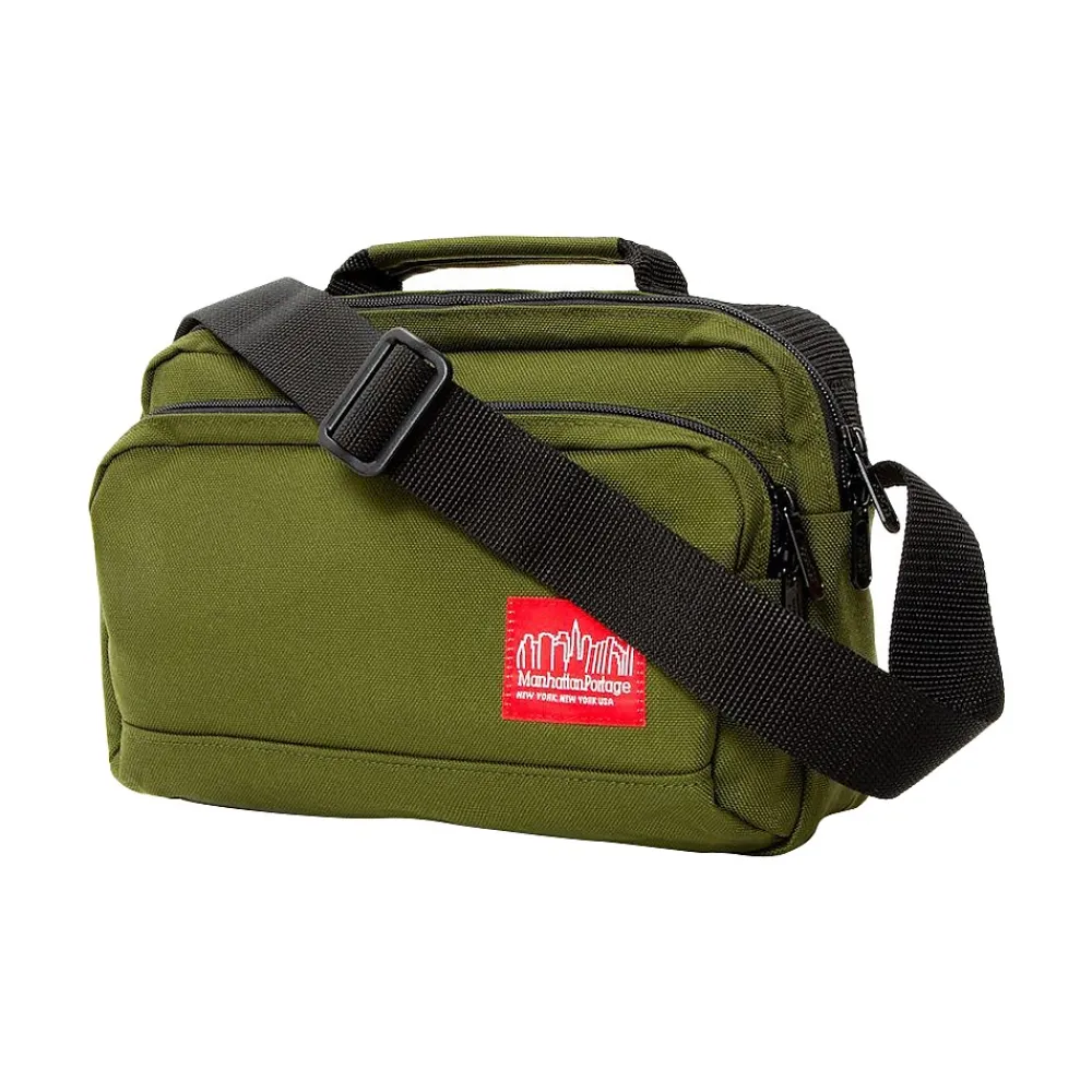 Shaw Fabric Casual Messenger Bag, Olive (1469 OLV)<Manhattan Portage Sale