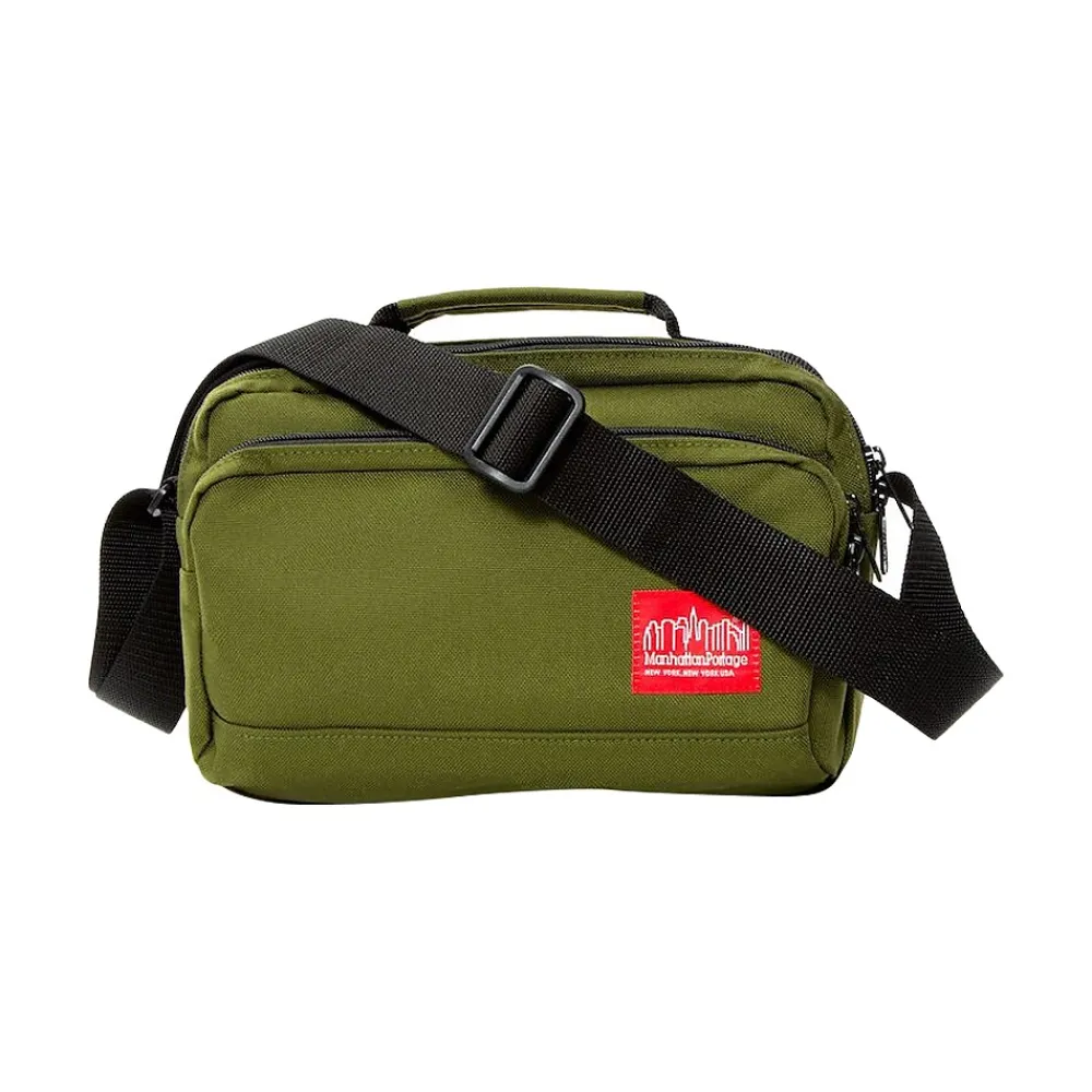 Shaw Fabric Casual Messenger Bag, Olive (1469 OLV)<Manhattan Portage Sale