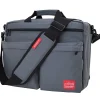 Laptop Bags|Manhattan Portage Tribeca 15" Nylon Laptop Bag, Gray (1446Z GRY)