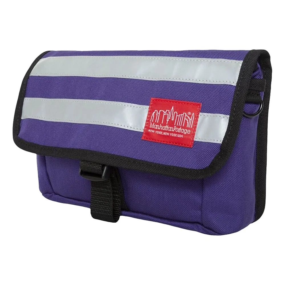 Wards Island Fabric Casual Messenger Bag, Purple (1120 PRP)<Manhattan Portage Clearance