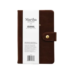 Journals|Martha Stewart Brown Faux Leather Journal (MS101P)