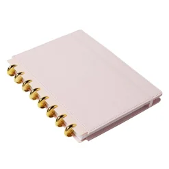 Notebooks|Martha Stewart Customizable Notebook, 6.38" x 9", Unruled, 60 Sheets, Blush (MS107U)