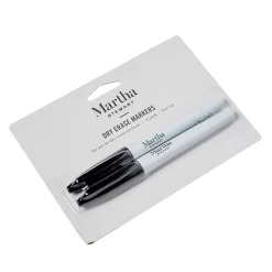 Markers|Martha Stewart Dry Erase Marker, Fine Tip, Black Ink, 2/Pack (MS107C)