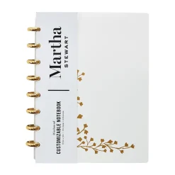 Notebooks|Martha Stewart Gold Vine Poly Junior Discbound Notebook (MS102G)