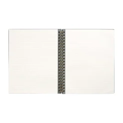 Subject Notebooks|Martha Stewart Grey Flower Deluxe 1 Subject Notebook (MS101X)