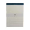 Notepads|Martha Stewart Notepad, 8.5" x 11.75", College-Ruled, Navy, 50 Sheets/Pad (MS110L)