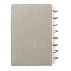 Subject Notebooks|Martha Stewart 1-Subject Customizable Notebook, 6.375" x 9", College Ruled, 60 Sheets, Gray/Silver (MS102E)