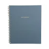 Subject Notebooks|Martha Stewart 5-Subject Subject Notebooks, 9.25" x 11.25", Narrow Ruled, 120 Sheets, Blue (MS110M)