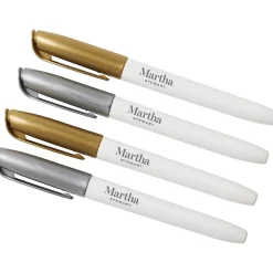 Markers|Martha Stewart Wet Erase Markers, Gold/Silver, 4/Pack (MS104J)