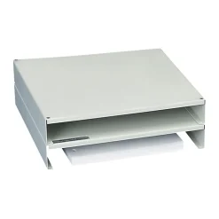 Best Martin Yale Mead-Hatcher Stackable Monitor Riser, Gray/Silver (21202)