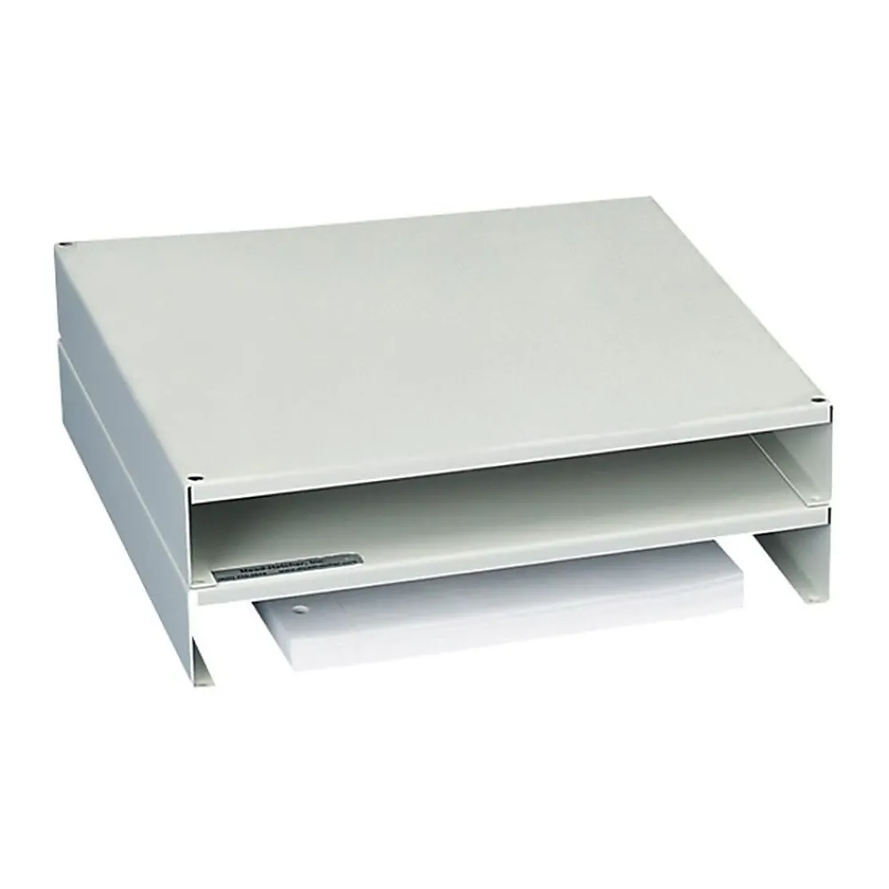 Best Martin Yale Mead-Hatcher Stackable Monitor Riser, Gray/Silver (21202)