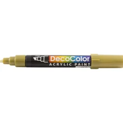 Markers|JAM Paper Marvy Uchida Acrylic Paint Markers, Chisel Tip, Gold, 2/Pack (526315GOa)