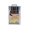 Markers|Marvy Uchida LePen Set B Permanent Marker, Micro Fine Tip, Assorted Inks, 10/Pack (430010B)