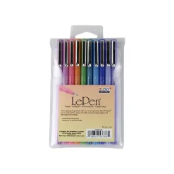 Markers|Marvy Uchida LePen Set C Permanent Marker, Micro Fine Tip, Assorted Inks, 10/Pack (430010C)
